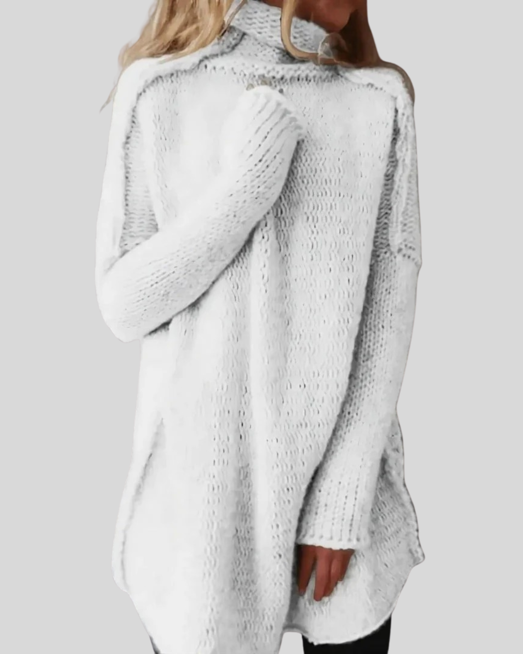 Birgitta | Cozy Knit Pullover med Avslappnad Passform
