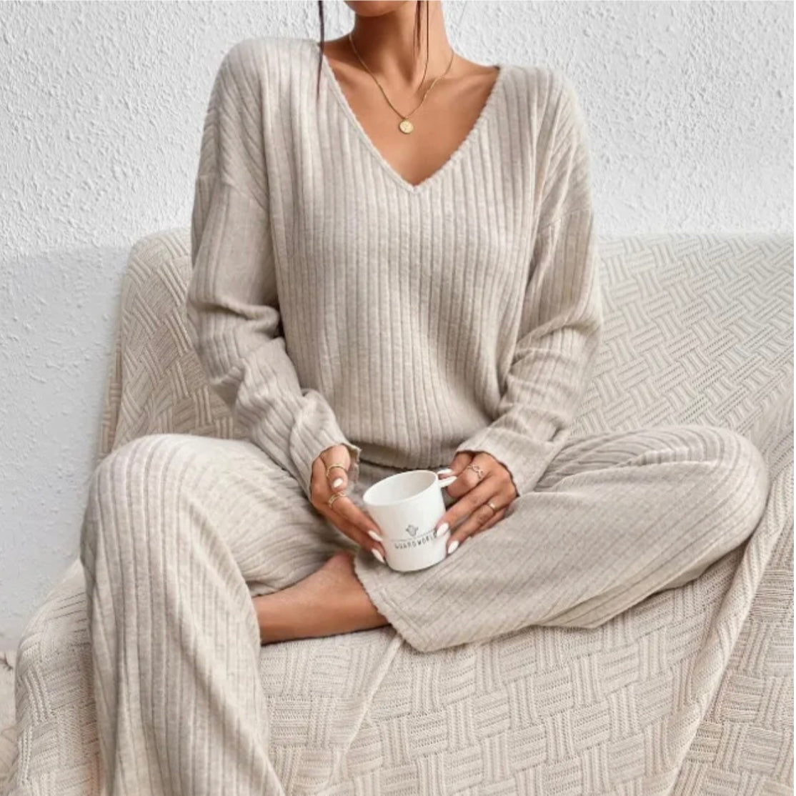 Birgitta | Mysig Stickad Lounge Set
