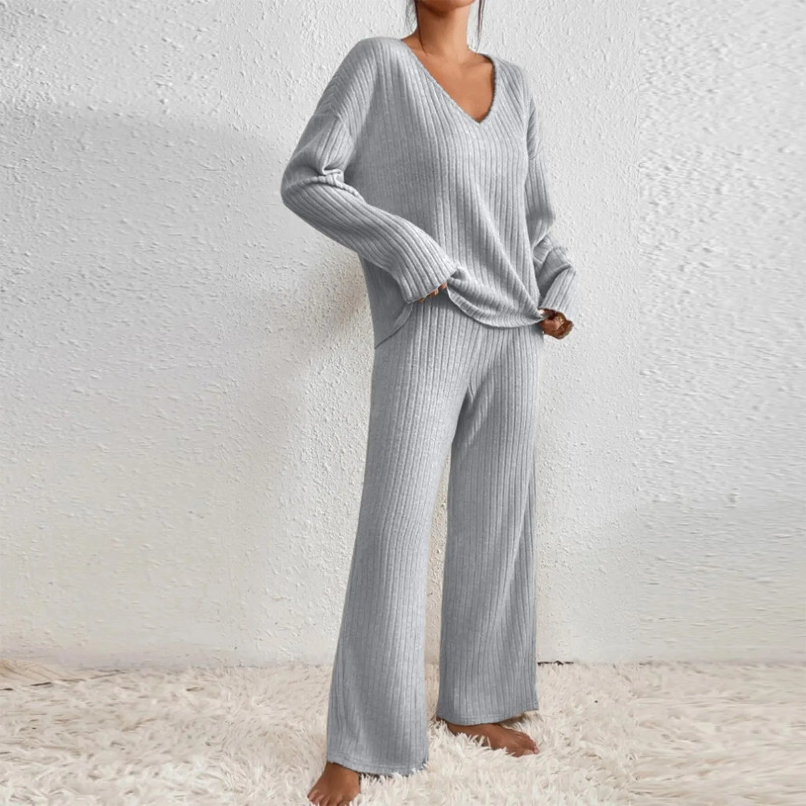 Birgitta | Mysig Stickad Lounge Set