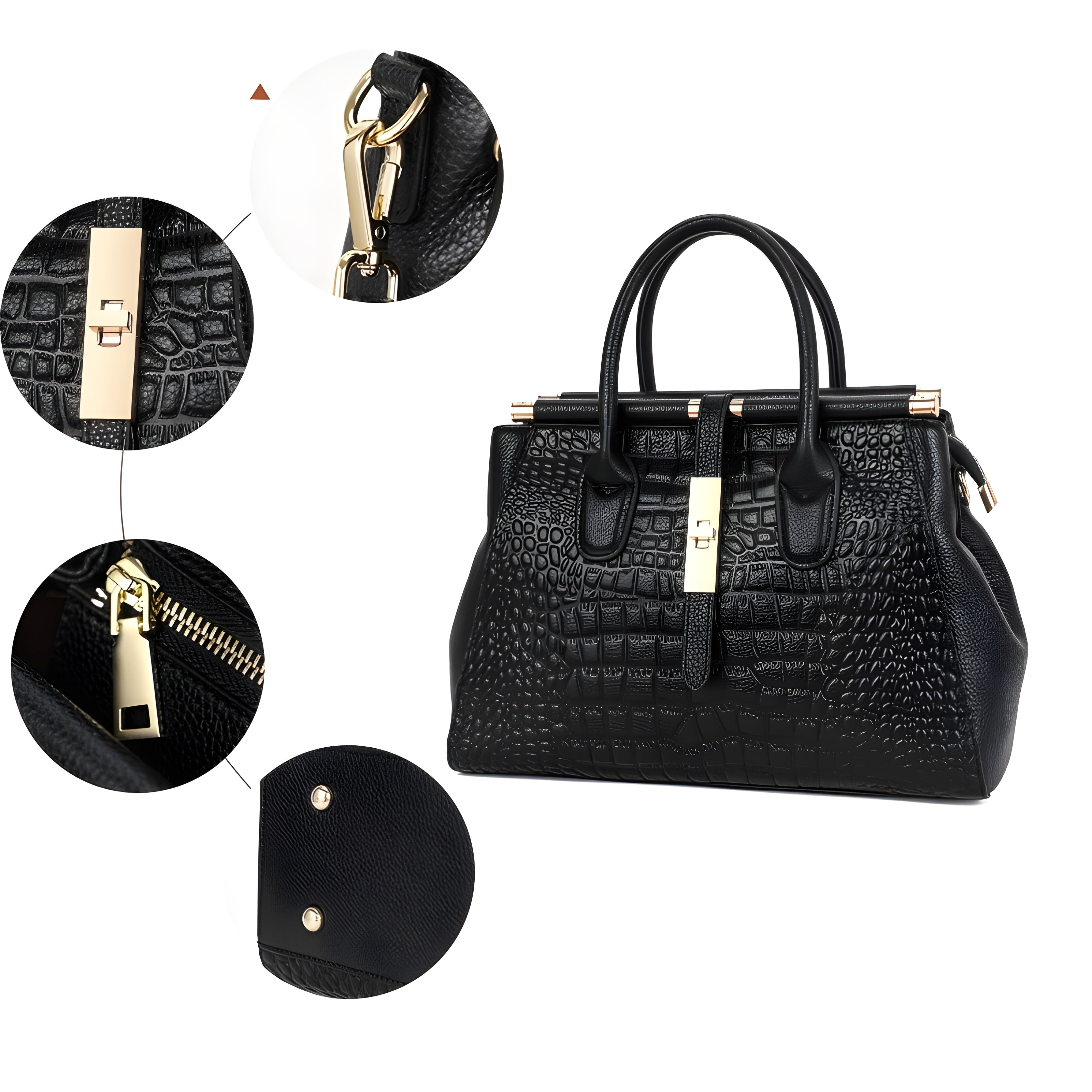Birgitta | Elysian Croc Handväska