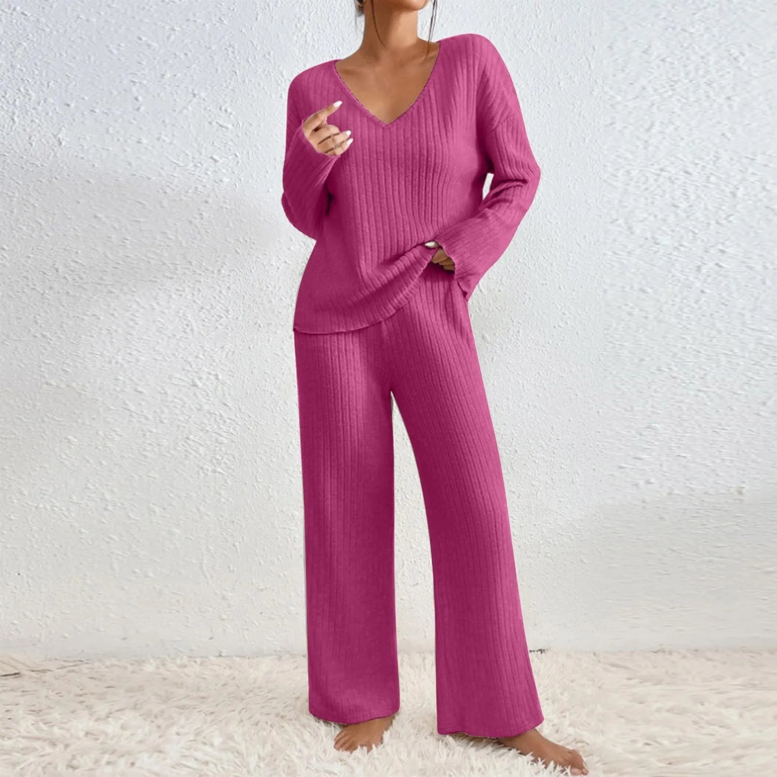 Birgitta | Mysig Stickad Lounge Set