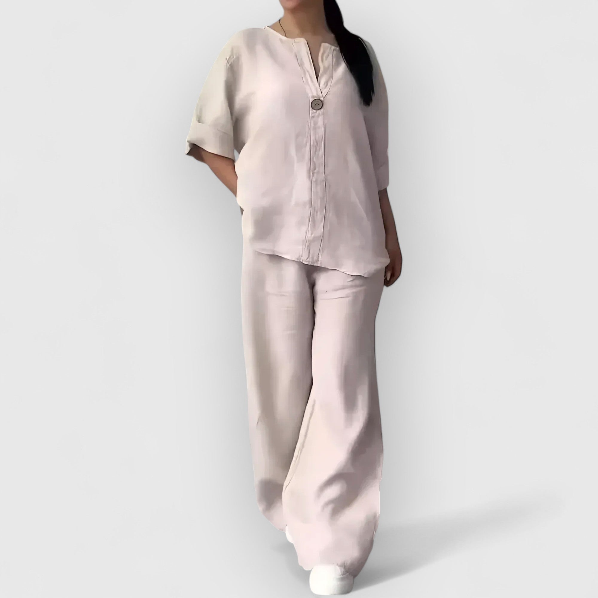 Birgitta | Margherita – Tvådelat linneset i avslappnad, elegant stil