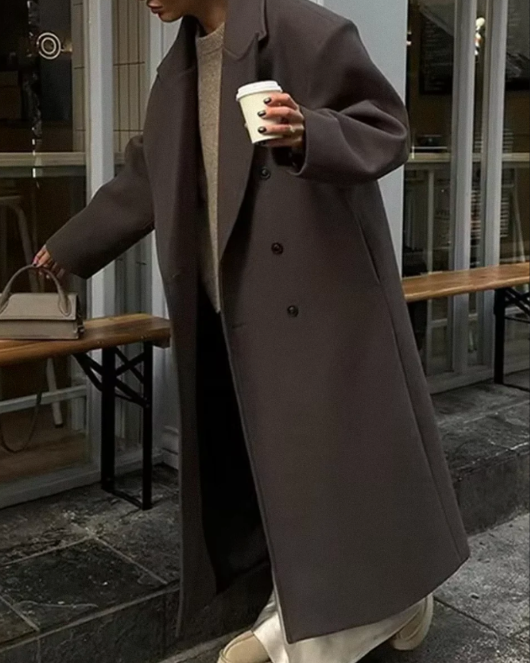 Birgitta - Oversized manteljacka