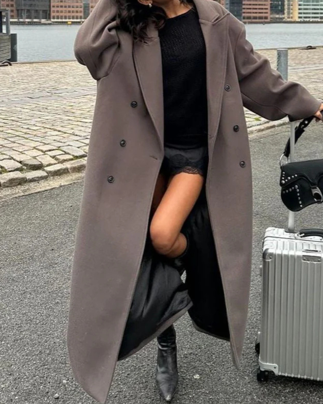 Birgitta - Oversized manteljacka