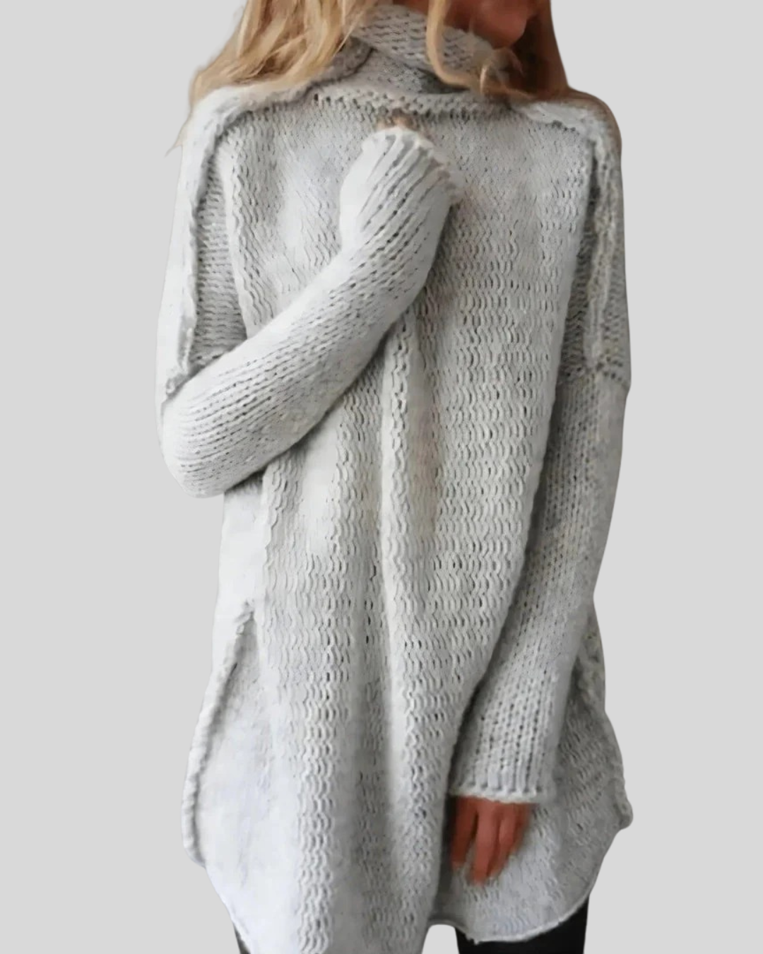 Birgitta | Cozy Knit Pullover med Avslappnad Passform