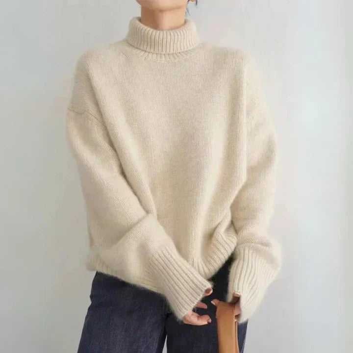 Birgitta | Mjuk och Elegant Cashmere Turtleneck Tröja