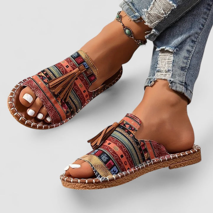 Birgitta | Bekväma och Platta Ortopediska Sandaler