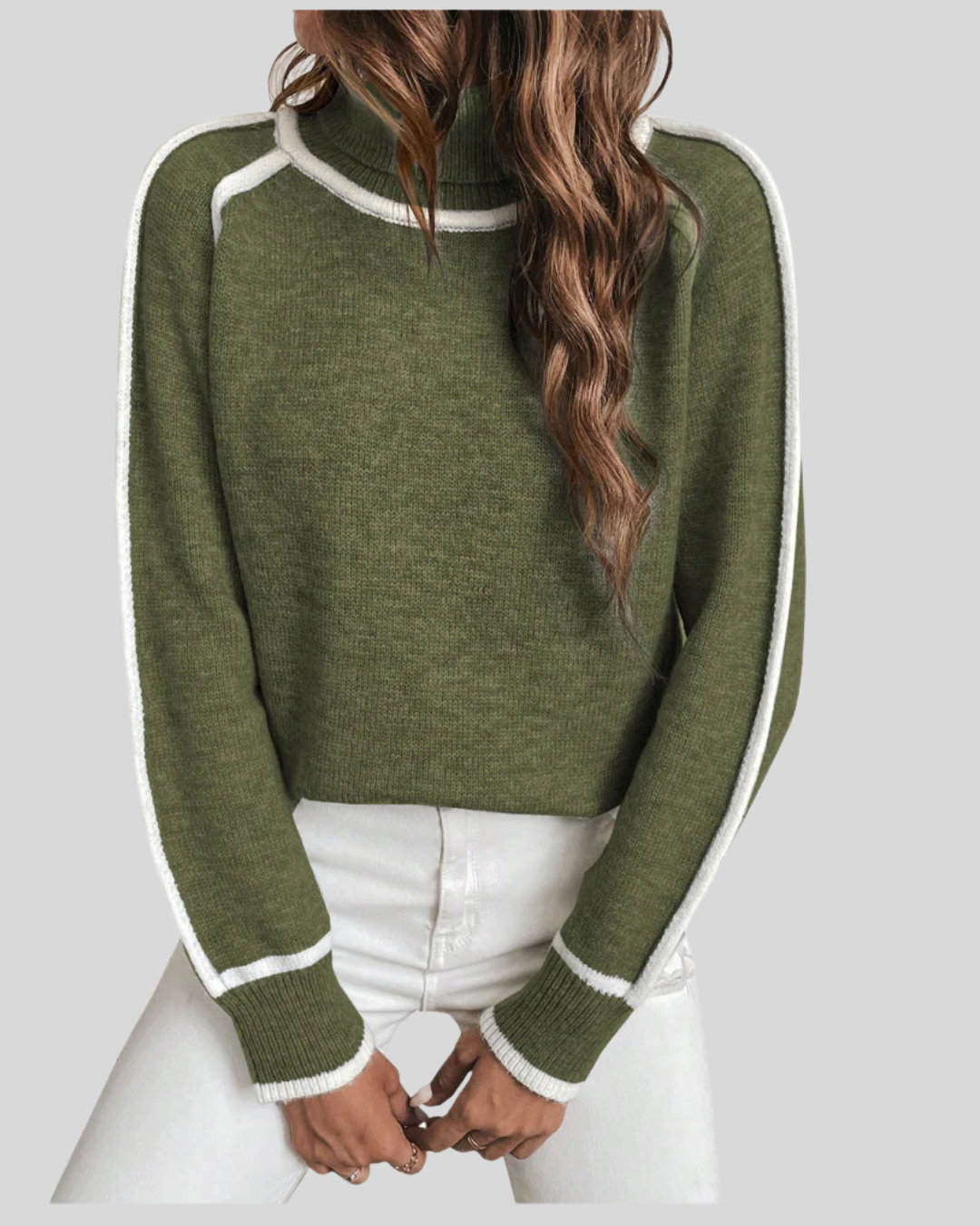 Birgitta | Mjuk Turtleneck Vintertröja