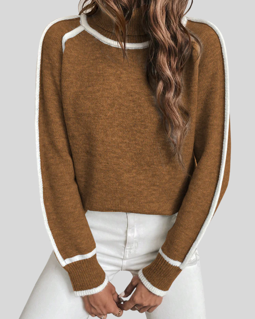 Birgitta | Mjuk Turtleneck Vintertröja