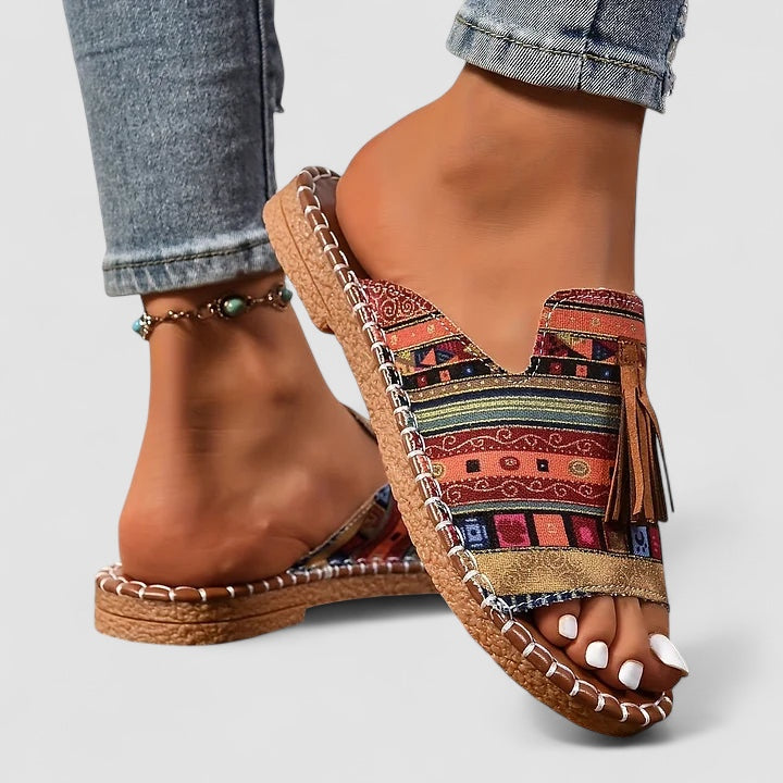 Birgitta | Bekväma och Platta Ortopediska Sandaler