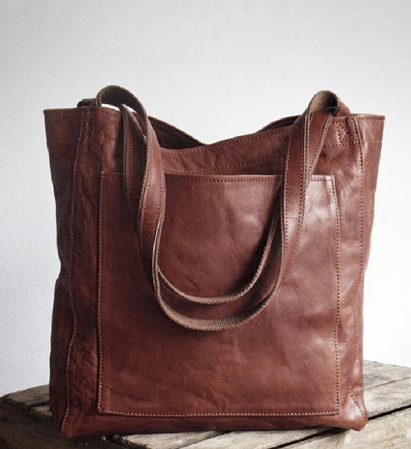 Birgitta | Klassisk Läder Tote