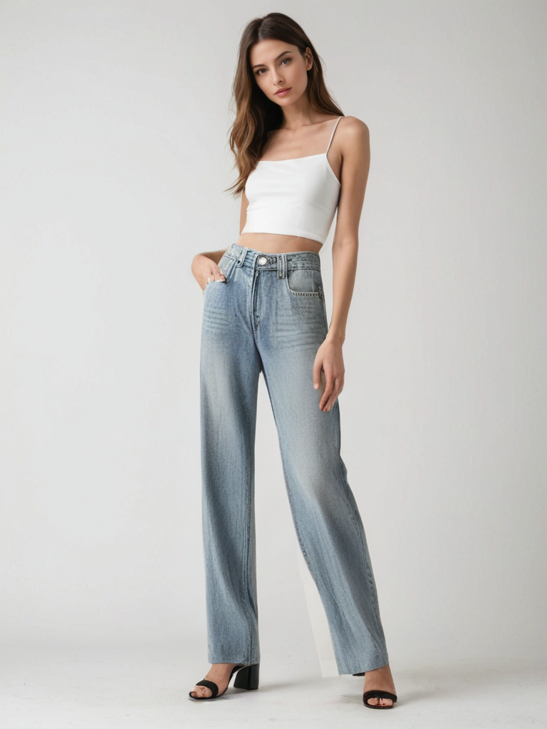 Birgitta | Vintage Utsvängd Jeans