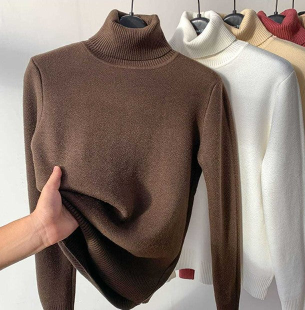 Birgitta | Alpacka Maxi-komforttröja med rullkrage