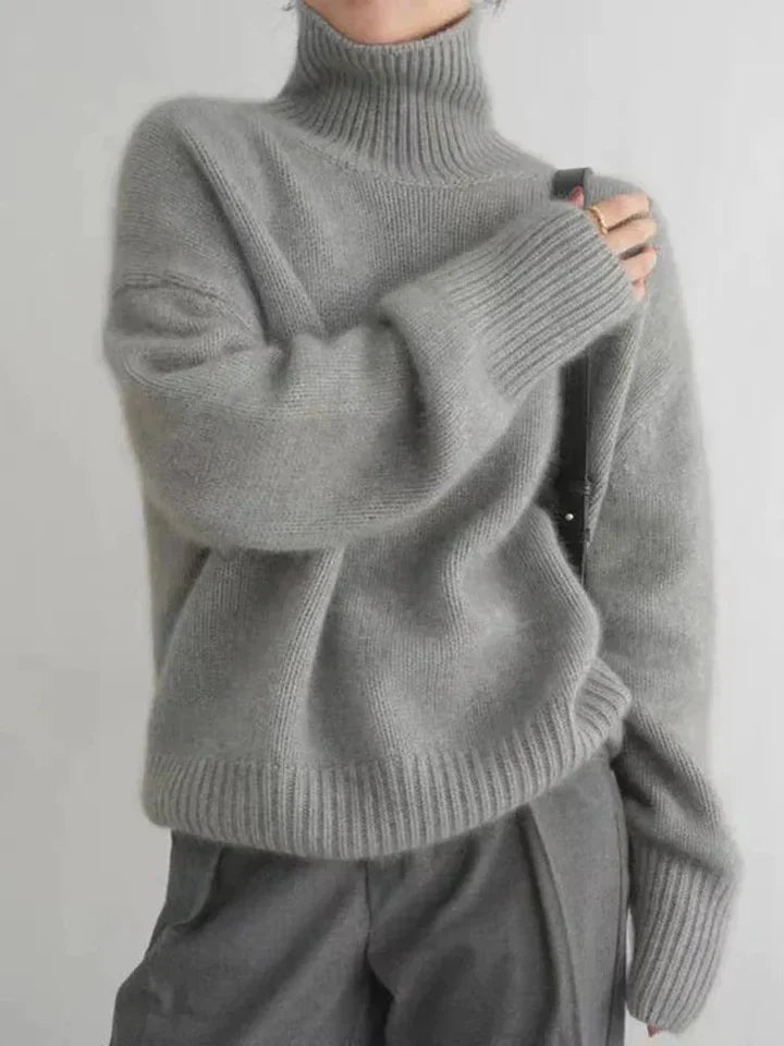 Birgitta | Mjuk och Elegant Cashmere Turtleneck Tröja