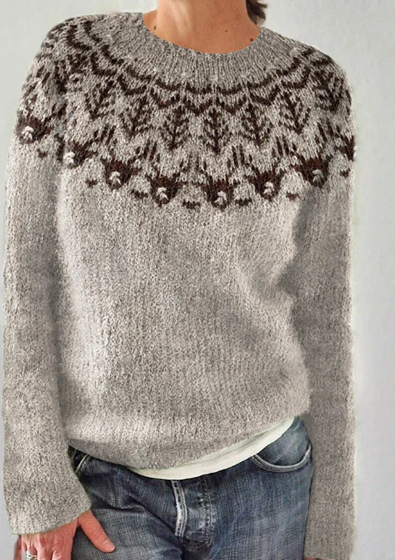 Birgitta | Långärmad Crew Neck Tröja