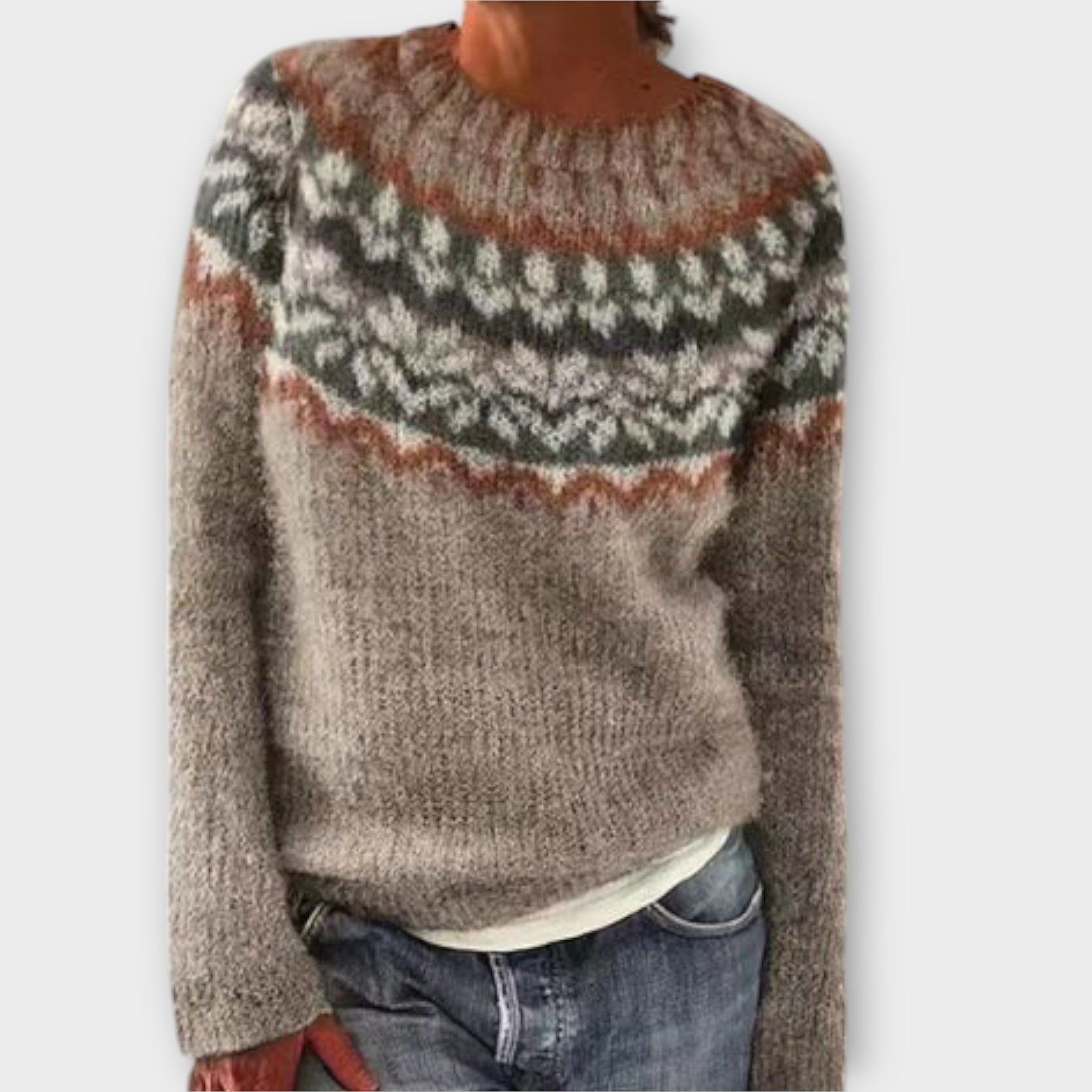 Birgitta | Vintage Stickad Tröja