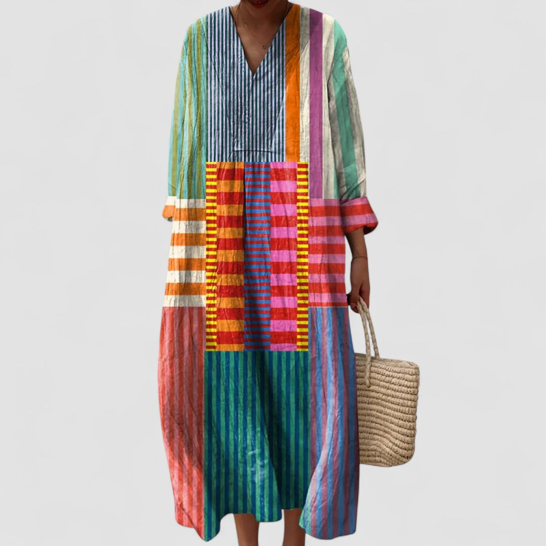 Birgitta | Ottilie - Geometrisk klänning