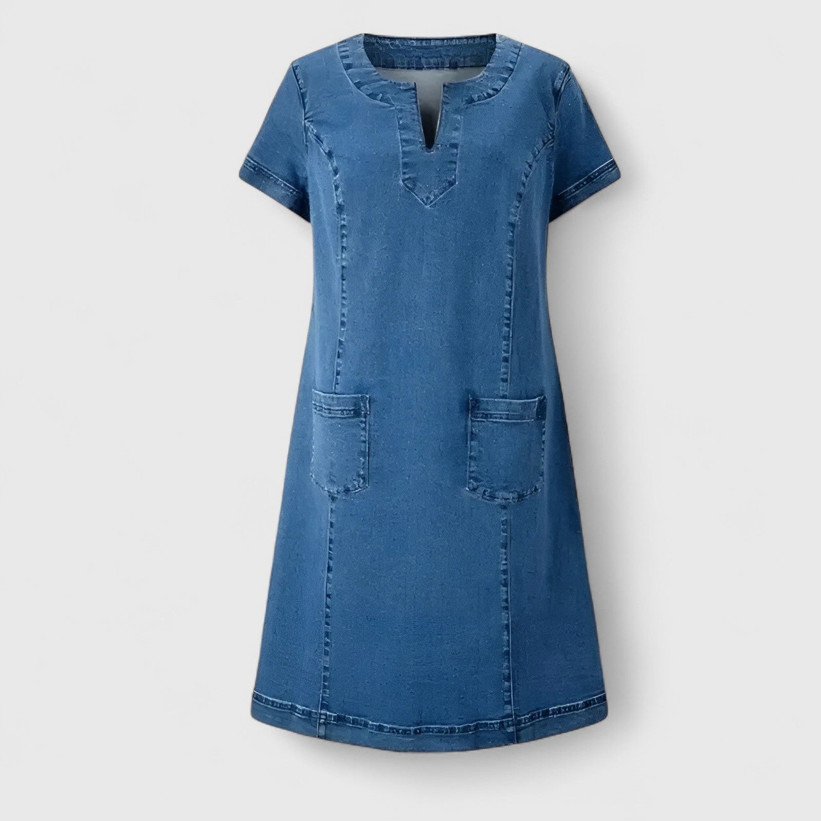 Birgitta | Elegant Denimklänning