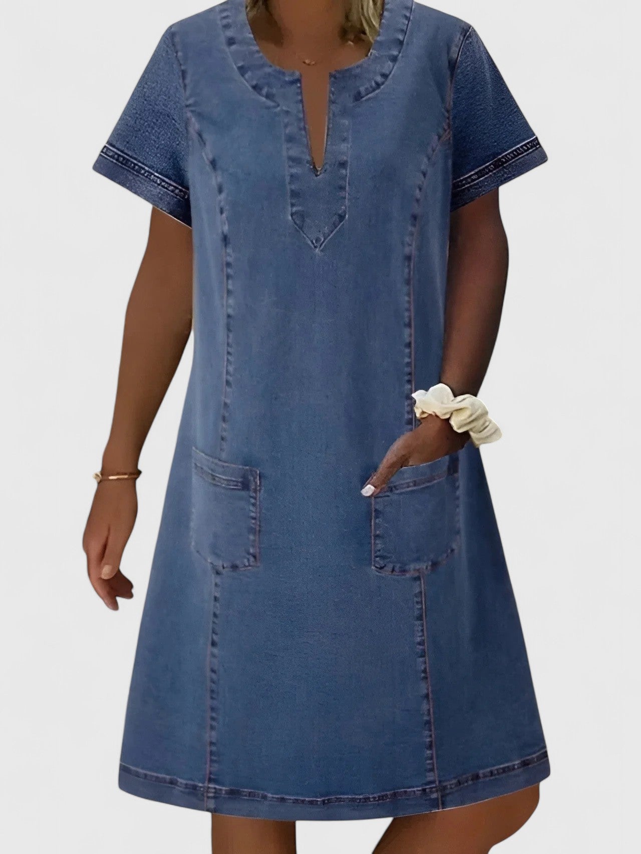 Birgitta | Elegant Denimklänning