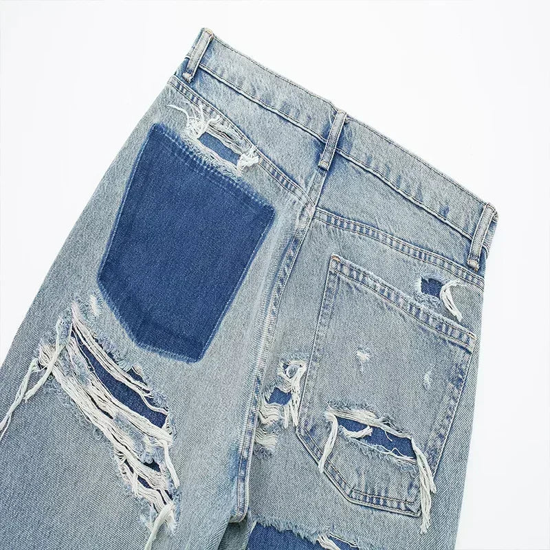 Birgitta | Jean Patchwork Zerstört