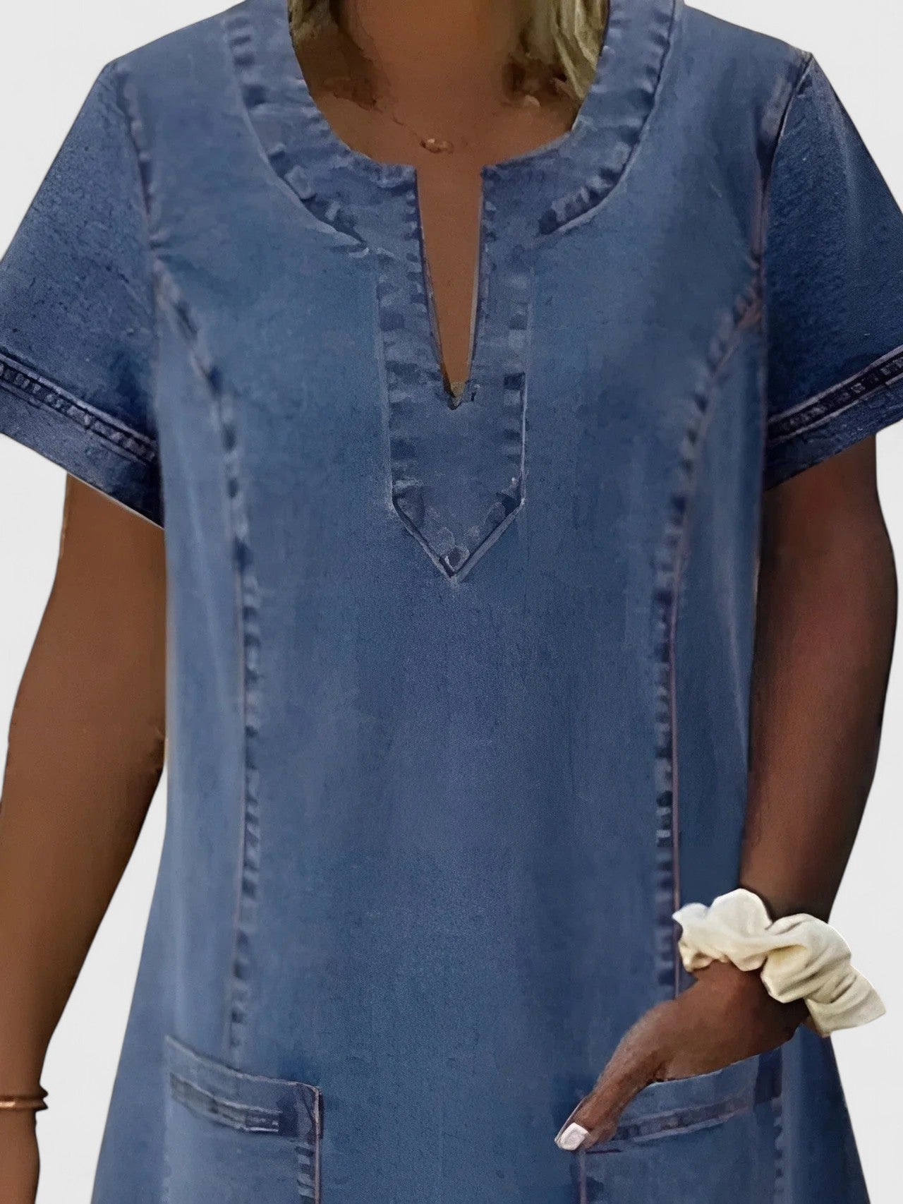 Birgitta | Elegant Denimklänning