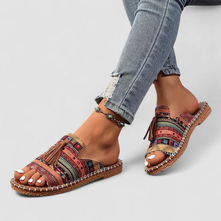 Birgitta | Bekväma och Platta Ortopediska Sandaler