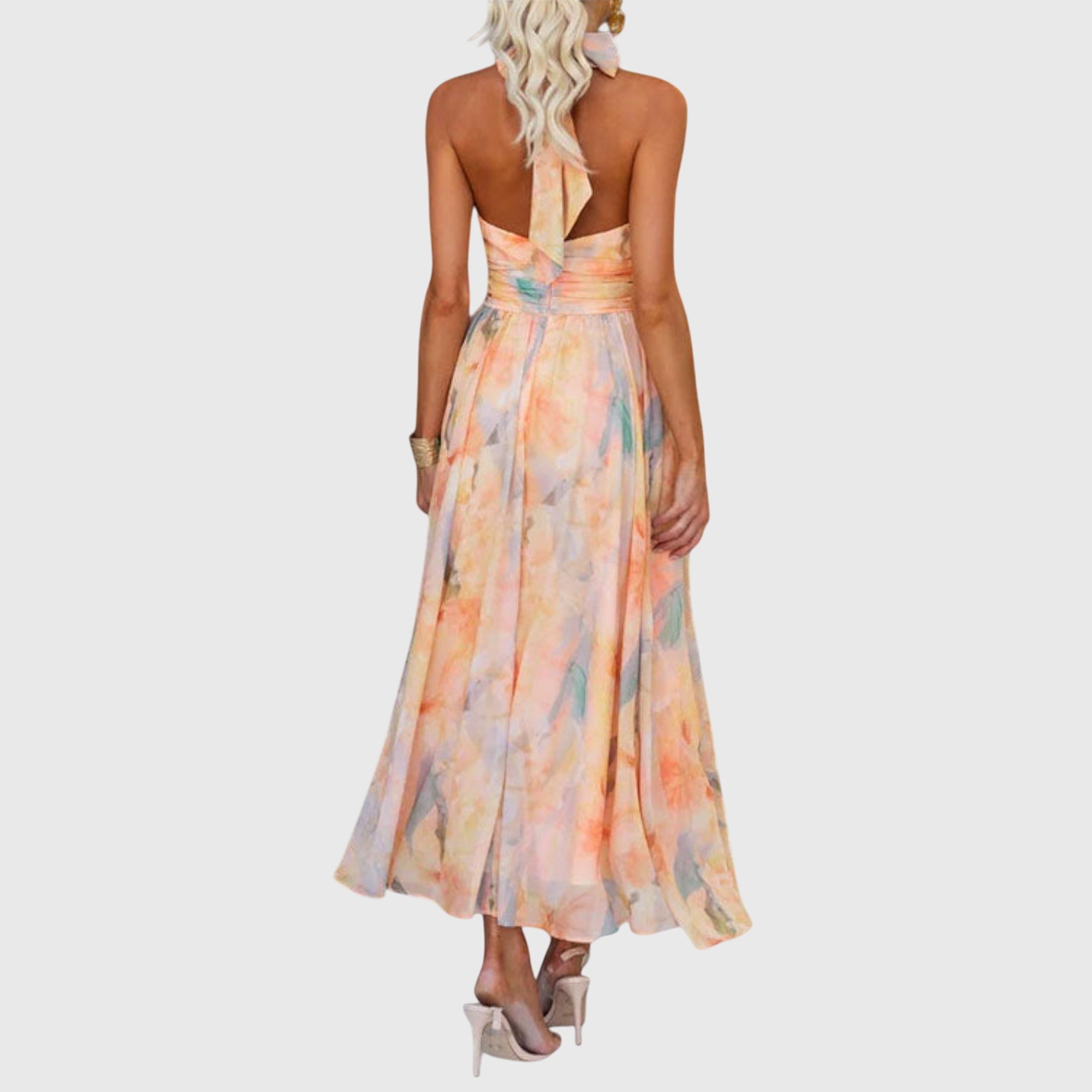 Birgitta | Halterneck Maxi Klänning