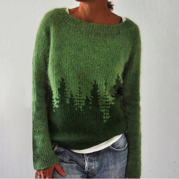 Birgitta | Chic Oversized Tröja med Mjuk Elegant Stil