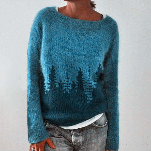 Birgitta | Chic Oversized Tröja med Mjuk Elegant Stil