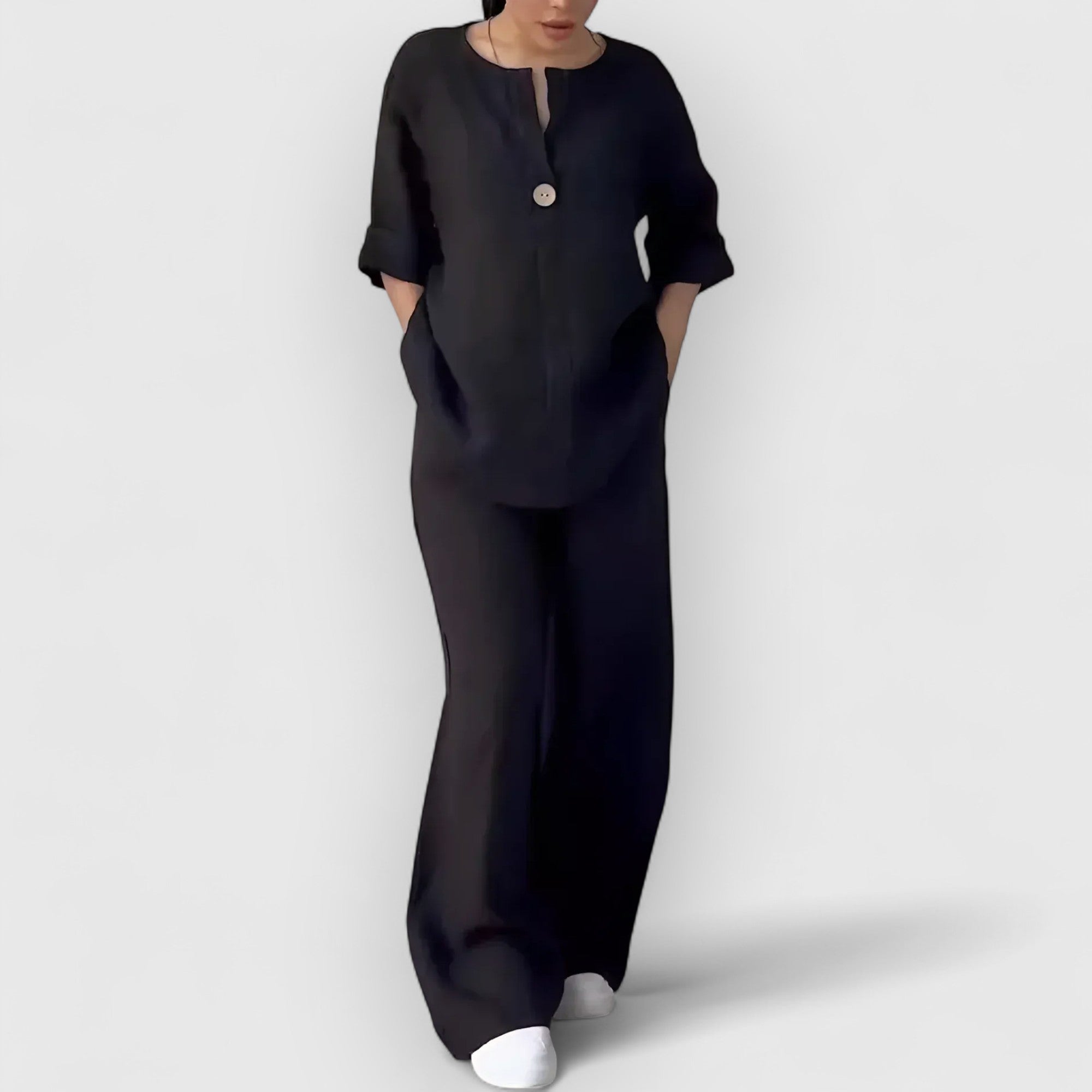 Birgitta | Margherita – Tvådelat linneset i avslappnad, elegant stil