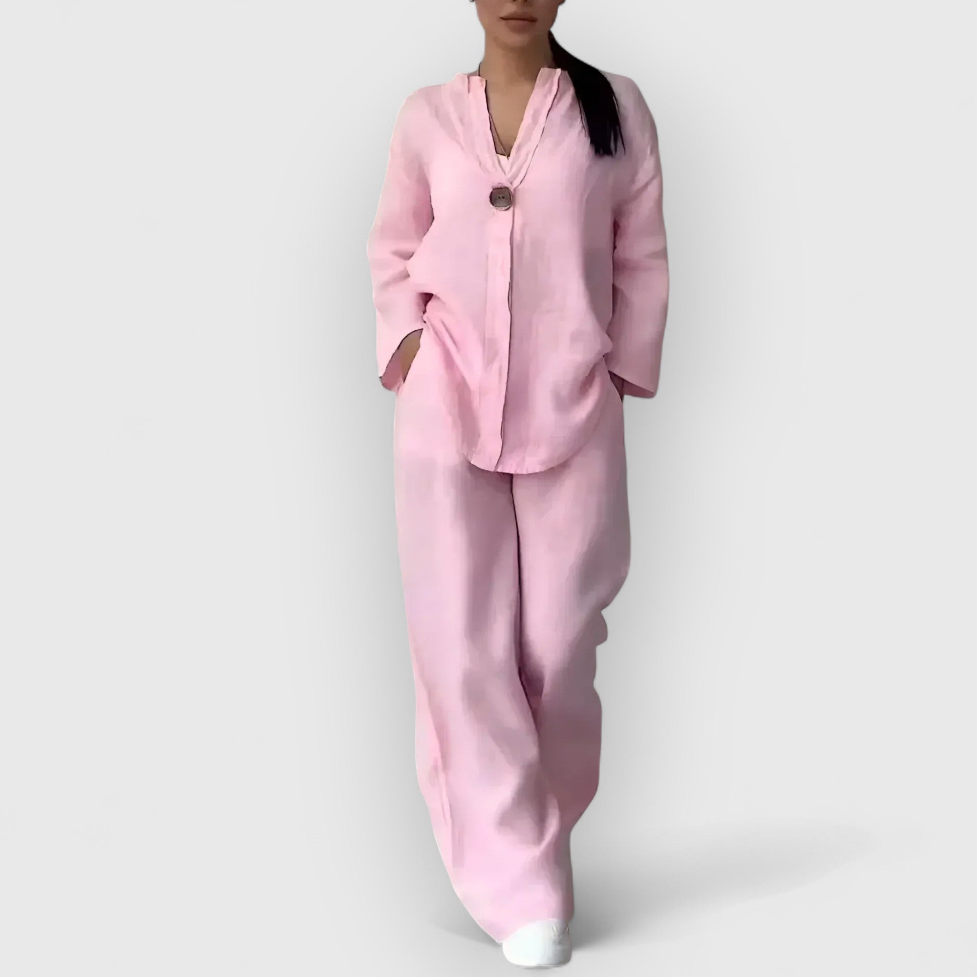 Birgitta | Margherita – Tvådelat linneset i avslappnad, elegant stil